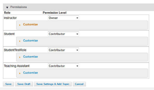 Moderate the permission level of roles.