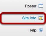 Click Site Info.