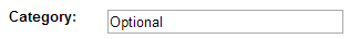 Enter a category. (Optional)