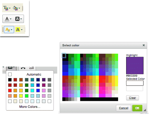 Steps to Change Foreground and Background Colors