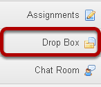 To access this tool, select Drop Box from the Tool Menu in your site.