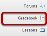 To access this tool, select Gradebook from the Tool Menu of your site.